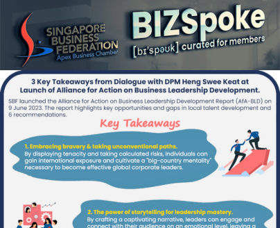 BIZSpoke | 23 June 2023 - 3 Key Takeaways from Dialogue with DPM Heng Swee Keat at Launch of Alliance for Action on Business Leadership Development