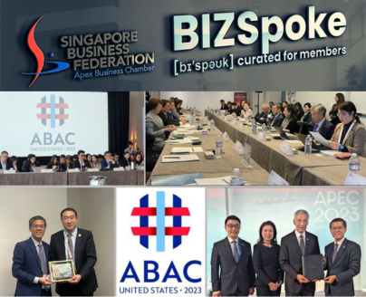 BIZSpoke | 24 November 2023 - Singapore Business Leaders Conclude Year-long Efforts at APEC on Building a More Equitable, Sustainable, Opportunity-filled Region