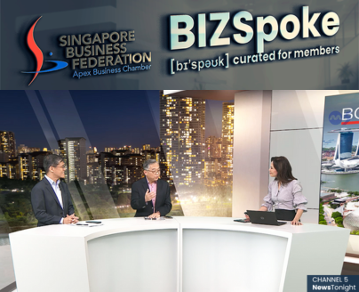 BIZSpoke | 08 March 2024 - Minister for Trade and Industry (MTI) Gan Kim Yong and SBF CEO Kok Ping Soon Discuss Singapore's Economic Future