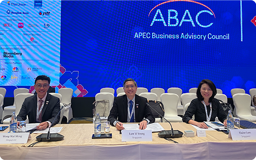 ABAC Singapore Members participated in the 4th ABAC Meeting held in Bangkok, Thailand in November 2022.