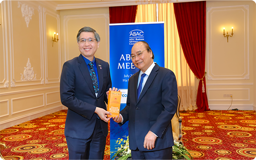 CEO Mr Lam Yi Young met with Viet Nam President Nguyen Xuan Phuc at the 3rd ABAC Meeting in Ha Long, Viet Nam.