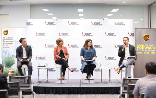 Panel discussion during the Public-Private Dialogue on Trade in Environmental Goods and Services.